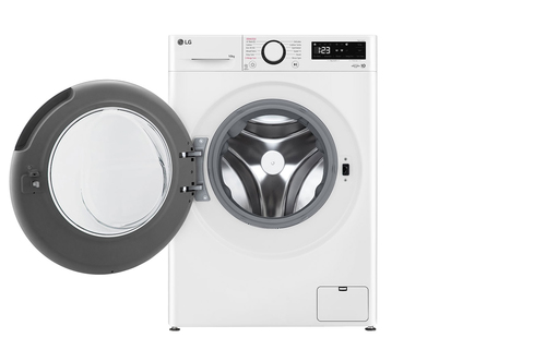 Masina de spalat rufe LG F4WR510SBW, 10 kg, 1400 RPM, Clasa A, Inverter Direct Drive, Steam, Smart Diagnosis, AI DD, AI Wash, Alb — Capacitate și Viteza de Centrifugare – Pentru Volume Medii de Rufe