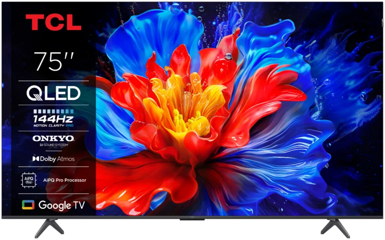 TCL QLED 75P8K – Review complet: performanță gaming și imagine 4K la preț redus