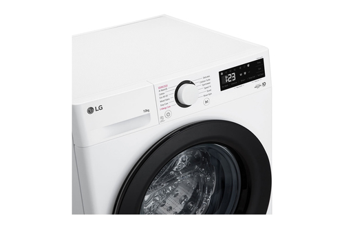 Masina de spalat rufe LG F4WR510SBW, 10 kg, 1400 RPM, Clasa A, Inverter Direct Drive, Steam, Smart Diagnosis, AI DD, AI Wash, Alb — Eficiență Energetică și Consum de Apă