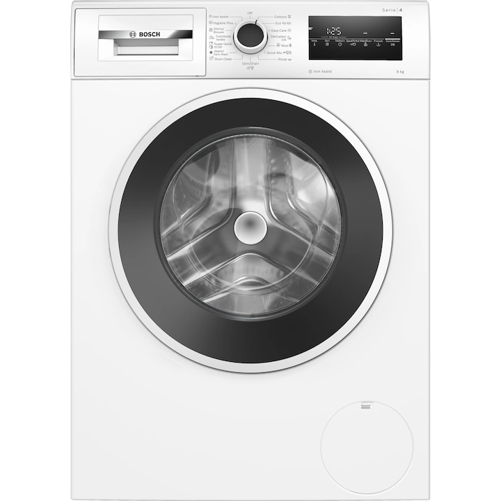 Bosch WAN2826SBY – Mașina de spălat 8 kg cu Iron Assist și Hygiene Plus