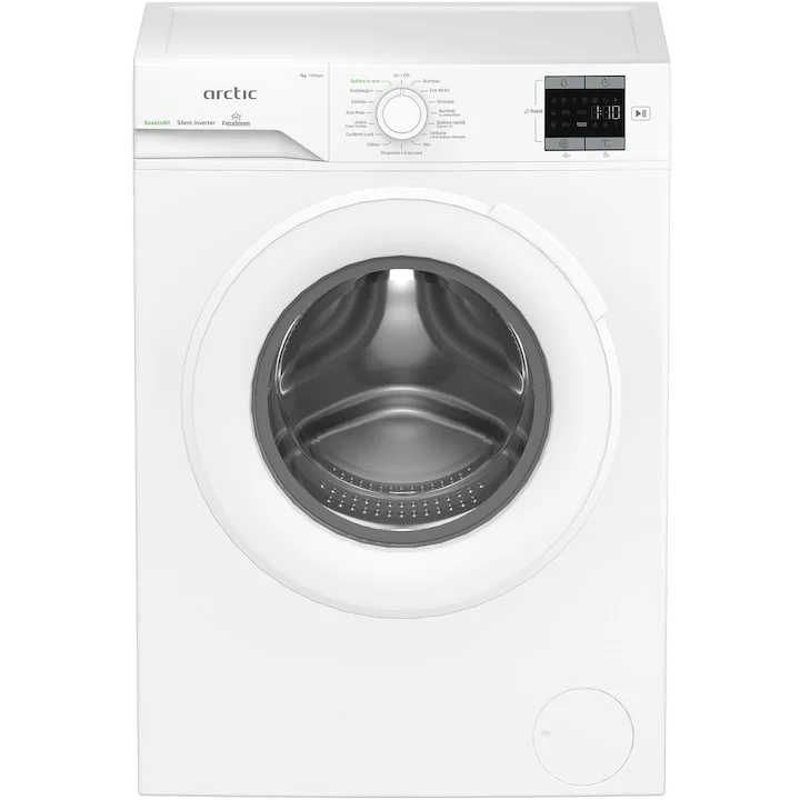 Arctic APLM1WFSU17210W: review complet al mașinii de spălat de 7 kg cu abur