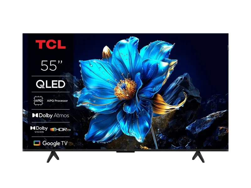 Televizor TCL QLED 55T69C, 139 cm, Smart Google TV, 4K Ultra HD, Clasa F — Specificații tehnice