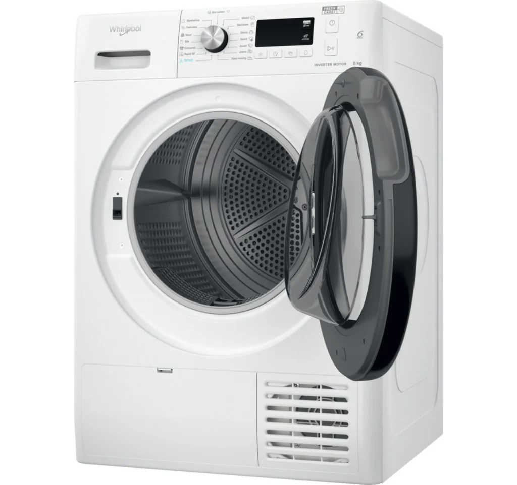 Uscator de rufe Whirlpool FFTM1182BEE, Pompa de caldura, 8 kg, Clasa E, Freshcare+, Tehnologia al 6-lea Simt, Alb — Pentru cine NU e potrivit